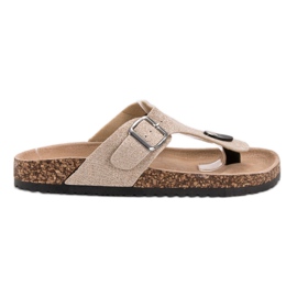 Evento Moderigtige flip-flops brun