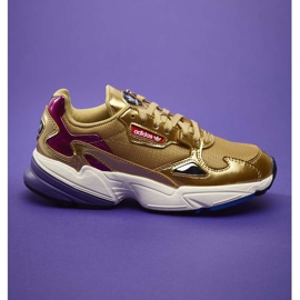 Adidas Falcon W 247 Guld Metallic Gold Metallic Off White flerfarvet