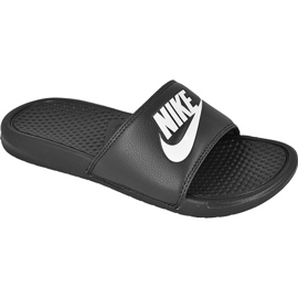Tøfler Nike Sportswear Benassi Jdi M 343880-090 hvid sort