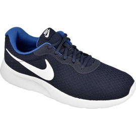 Nike Sportswear Tanjun M 812654-414 sko hvid marine blå