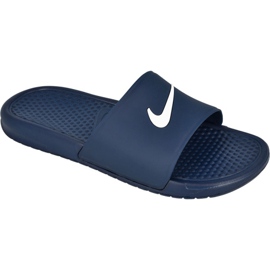 Tøfler Nike Sportswear Benassi Shower Slide M 819024-410 marine blå