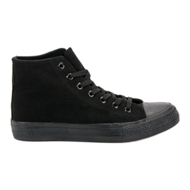 SHELOVET Sorte høje sneakers
