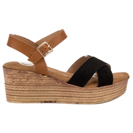 Primavera Kile sandaler brun sort