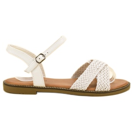 SHELOVET Hvide sandaler
