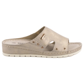 Goodin Komfortable flip-flops gul
