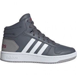 Adidas Hoops Mid 2.0 Jr EE6709 sko grå