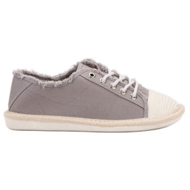 SHELOVET Snøre Espadrilles gul