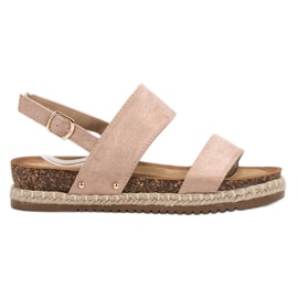 Bestelle Sandaler med glitter lyserød