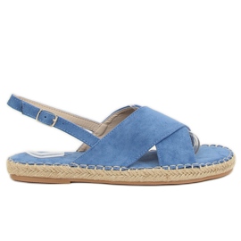 Blå espadrillessandaler YJ-2M12 Blå