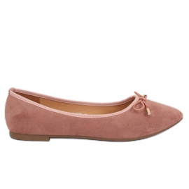 Ballerinaer med mandeltå pink 8F58 Pink lyserød