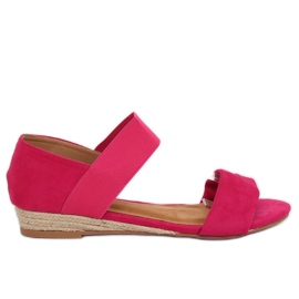 Fuchsia 9R71 Rose espadrilles sandaler lyserød