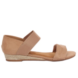 Sandaler espadrilles beige 9R71 Khaki