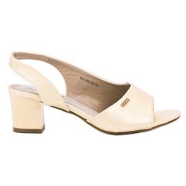 Goodin Elegante slip-on sandaler gul