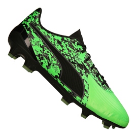 Puma One 19.1 Lth Cc FG / AG M 105482-03 fodboldstøvler flerfarvet grøn
