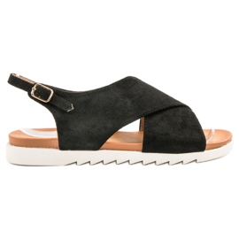 Primavera Sandaler i ruskind sort