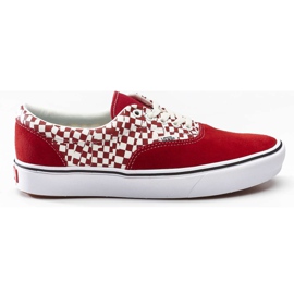 Vans Comfycush Era V9Z Tear Checkerboard Racing Rød True White hvid