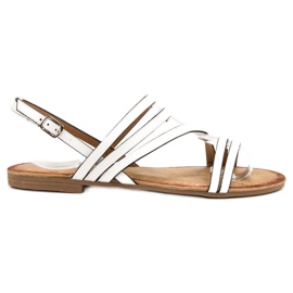 Primavera Klassiske hvide sandaler