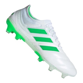 Adidas Copa 19.1 Fg M BB9186 fodboldstøvler hvid hvid