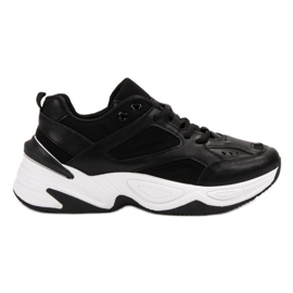 SHELOVET Sorte sneakers