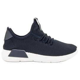 SHELOVET Kvinders slip-on sko marine blå blå