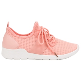 SHELOVET Slip-on sportssko lyserød