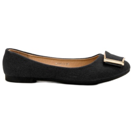 SHELOVET Stilfulde ballerinaer sort