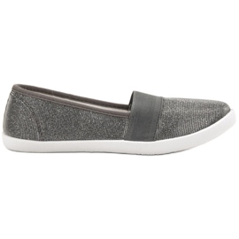 Renda Glitter sneakers grå