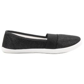 Renda Glitter sneakers sort