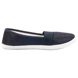 Renda Glitter sneakers marine blå blå