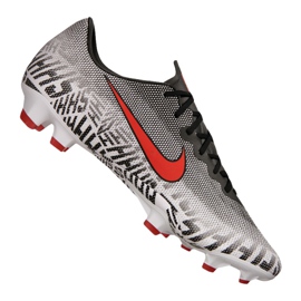 Nike Vapor 12 Pro Njr Fg M AO3123-170 fodboldstøvler grå hvid