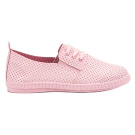Renda Lyserøde kvinders sneakers