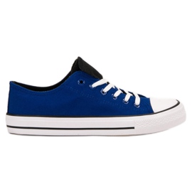 SHELOVET Lav sneakers blå