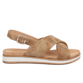 Dame beige sandaler 1495 D.BEIGE