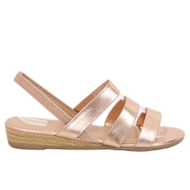 Champagne espadrilles sandaler SM007 Champagne lyserød