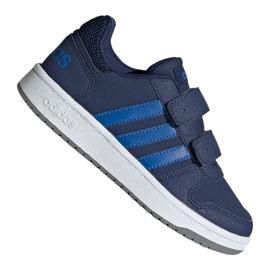 Adidas Hoops 2.0 Cmf C Jr EE9000 sko marine blå