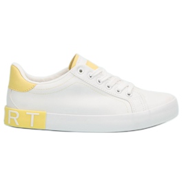 SHELOVET Stilfulde sneakers hvid