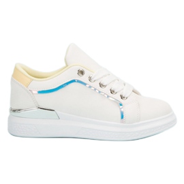 SHELOVET Hvide sneakers