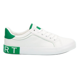 SHELOVET Stilfulde sneakers hvid