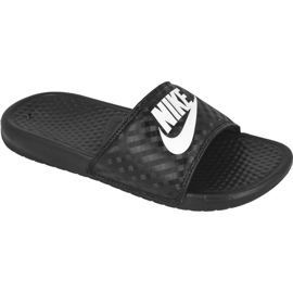 Tøfler Nike Sportswear Benassi Bare gør det W 343881-011 sort