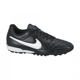 Nike Tiempo Rio Ii Tf 631289-010 fodboldstøvler sort sort