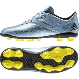 Adidas Messi 15.4 FxG Jr B26956 fodboldstøvler blå blå
