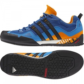 Adidas Terrex Swift Solo M AQ5296 sko sort blå flerfarvet