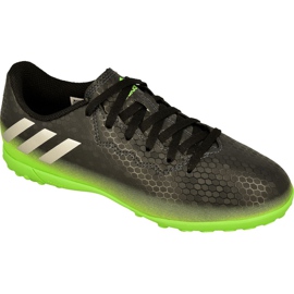 Adidas Messi 16.4 Tf Jr AQ3515 fodboldstøvler sort sort