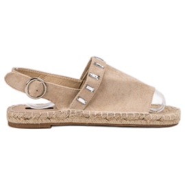 Vices Lukkede flade sandaler brun