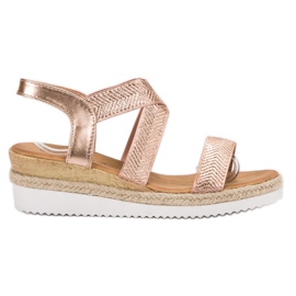 Anesia Paris Slip-on sandaler på platformen gul