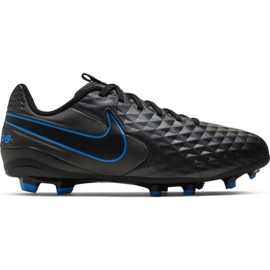 Nike Tiempo Legend 8 Academy FG / MG Jr AT5732 004 fodboldsko sort sort