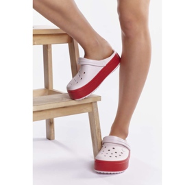 Crocs Crocband-platform tilstoppet 6QB knap pink pink flerfarvet