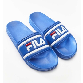 Fila Morro Bay Slipper 21C Electric Blue hvid blå