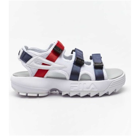Disruptor Sandal Wmn 01M Hvid FILA Navy FILA Red rød blå flerfarvet