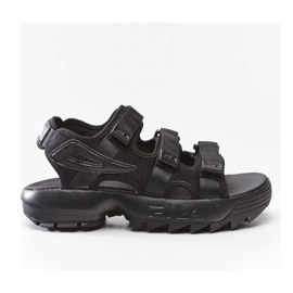 Fila Disruptor Sandal WMN 12V Black Black sort